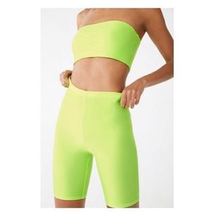 Let’s Ride Short Set - Lime